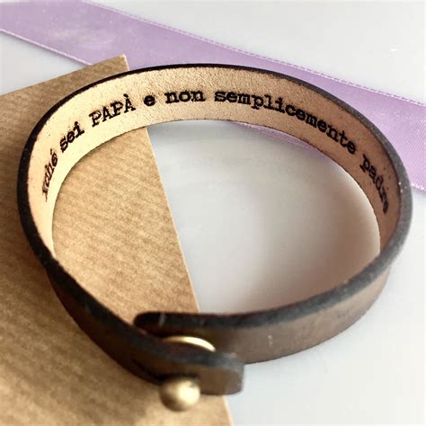 bracciale cuoio personalizzato